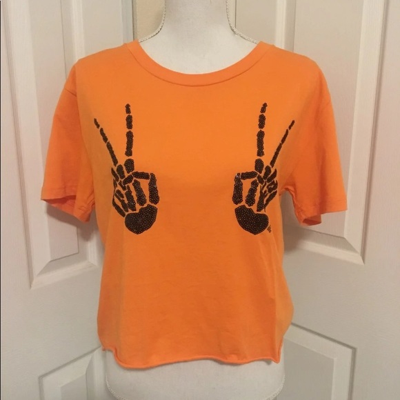 PINK Victoria's Secret Tops - Victoria’s Secret Pink S/S Cropped Tee